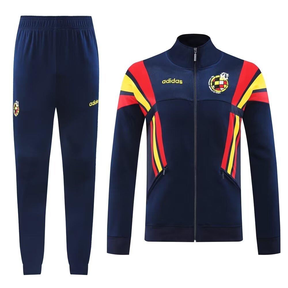 Spain 24/25 Adults Long Zipper Training Jersey  top + pants