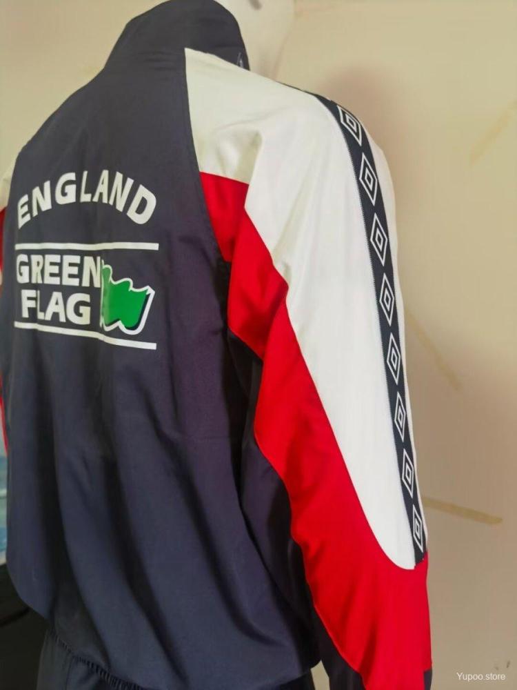 24-25 England Navy Long-Sleeve Zipper Windbreaker