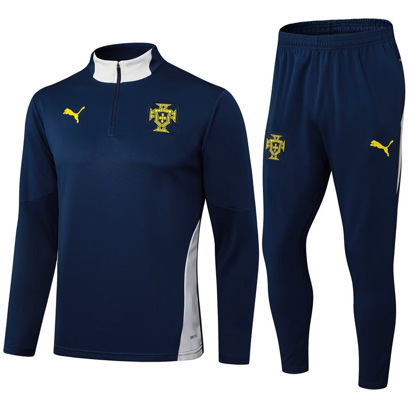 Portugal 25/26 Adults Long sleeves half-zip training suit Top + pant