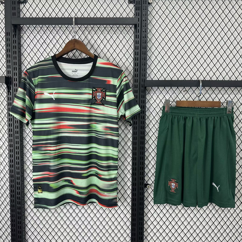 Portugal  25/26 Kids Soccer Jersey kit Top + pants