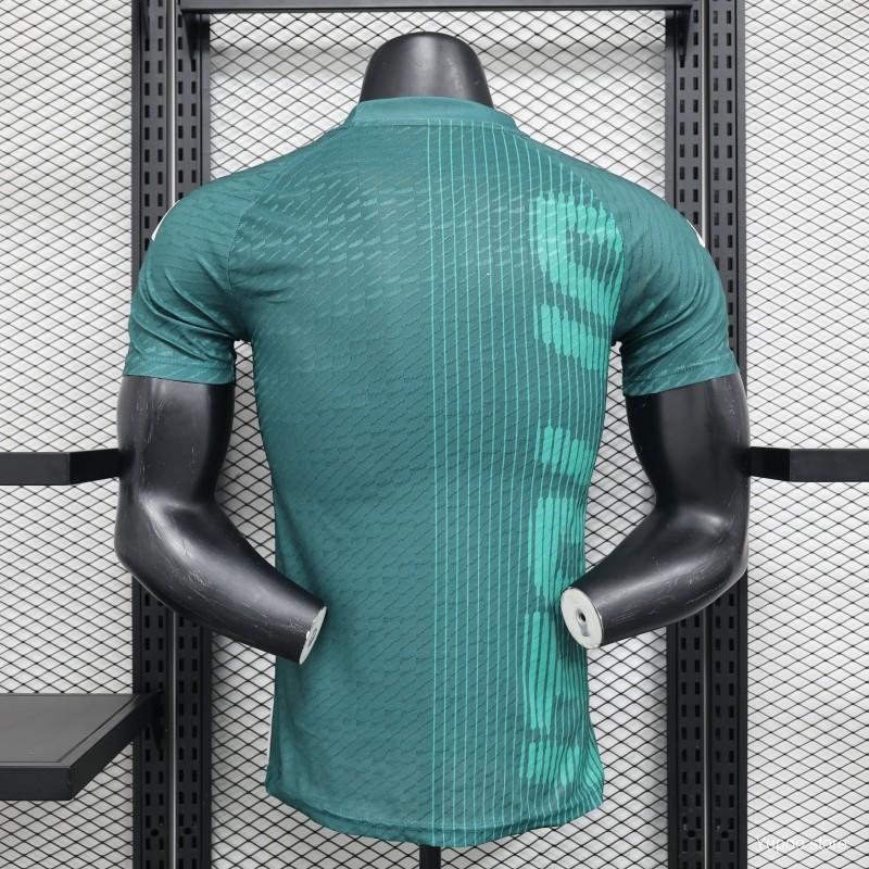 Italy 2024 Pre-Match Green Jersey-Player Version