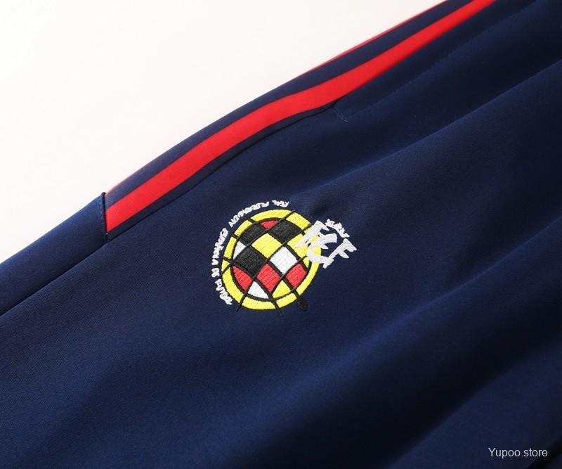 Spain 24/25 KIDS Long sleeves half-zip training suit Top + pants