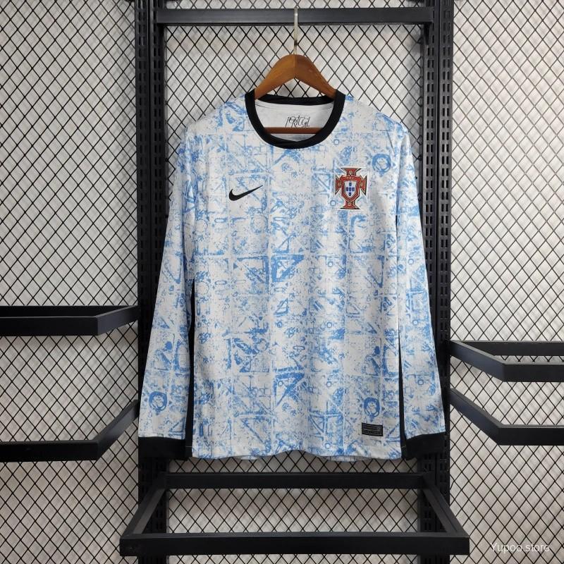 Portugal 24/25 Away Long Sleeve Jersey - Fans Version