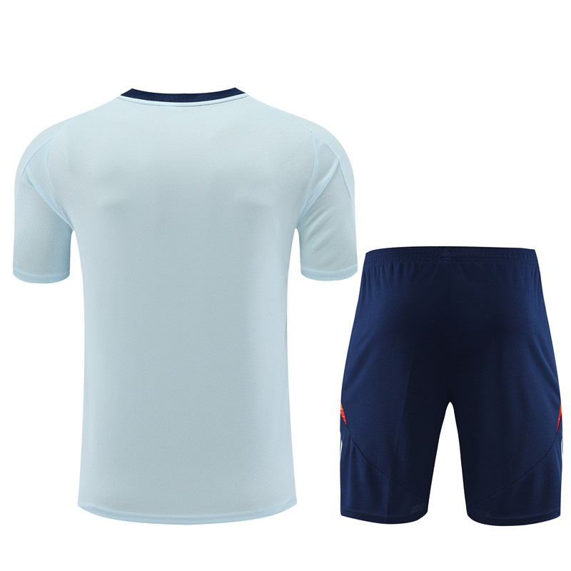 Spain 2024 Kids Short sleeve training suit Top + pants