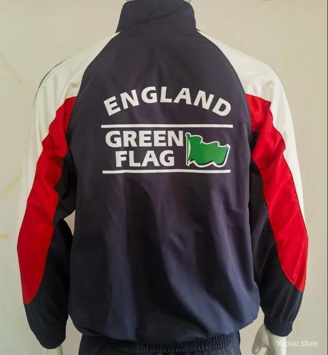 24-25 England Navy Long-Sleeve Zipper Windbreaker