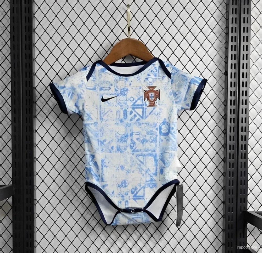 Portugal 2024  Away Jersey  Baby Soccer Jerseys