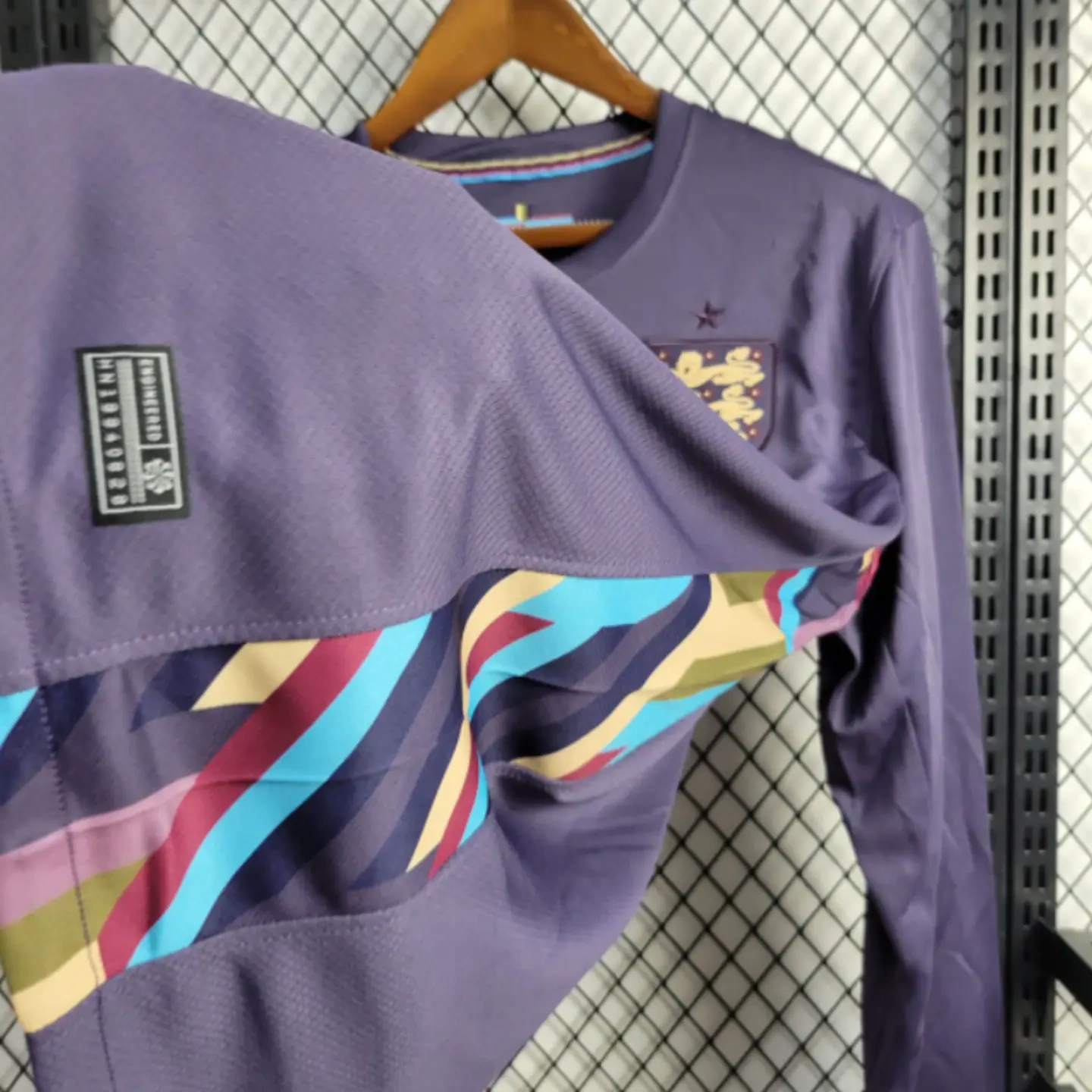 England 2024 Away Stadium Long Sleeve Jersey - Fans Version
