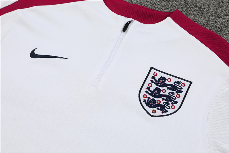 England 24/25 KIDS Long sleeves half-zip training suit Top + pants