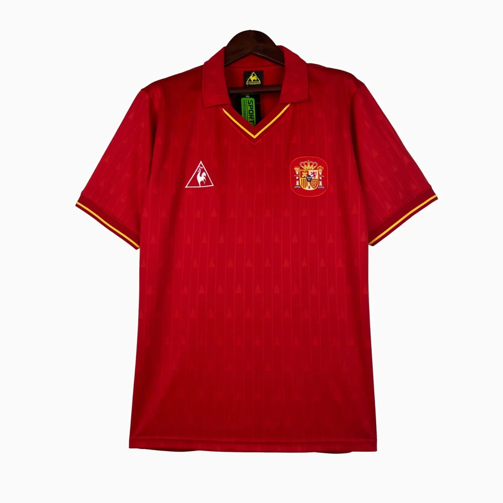 Retro Spain 1988-90 Home Stadium Jersey
