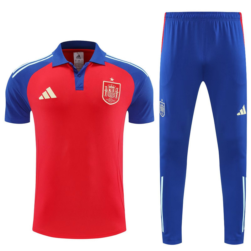 Spain 25/26 Adults  Short sleeve training suit Top + pants
