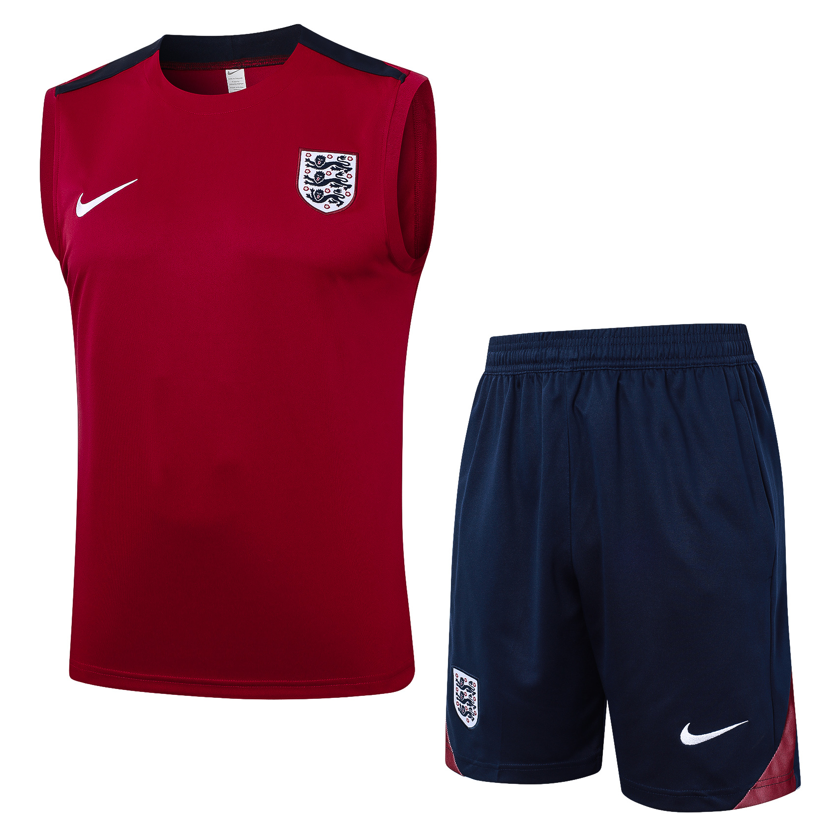 England 2024 Adults sleeveless jersey+shorts