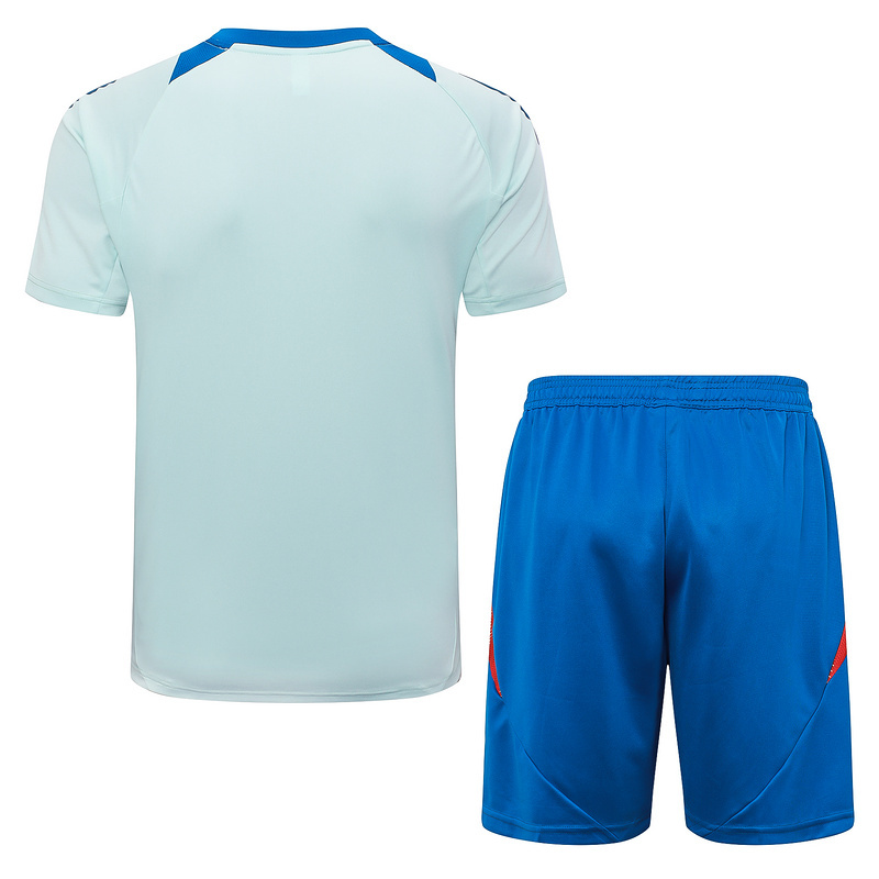 Spain 2024 Kids Short sleeve training suit Top + pants