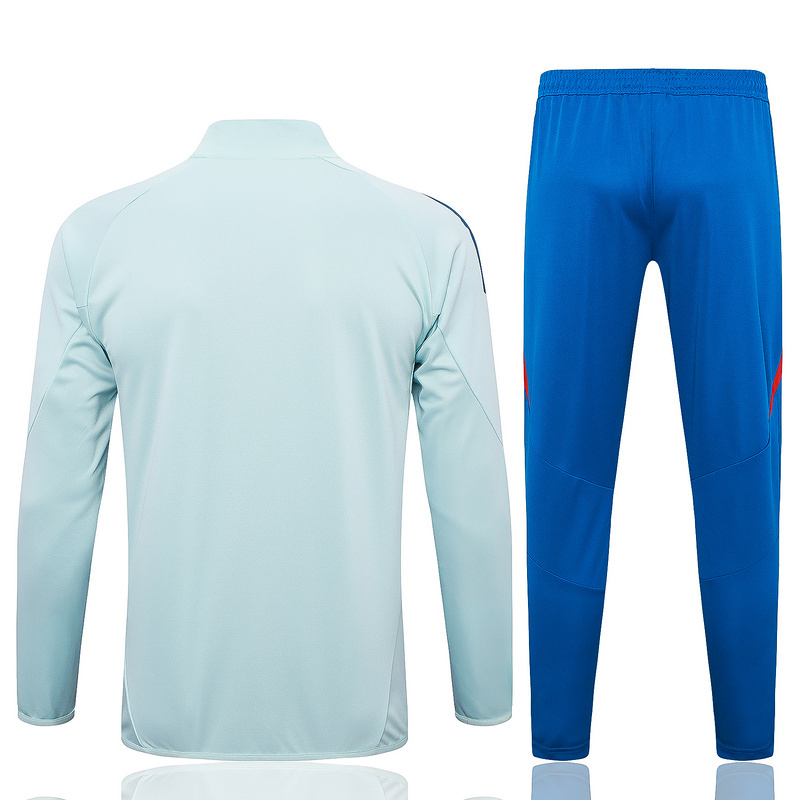 Spain 24/25 Adults Long Zipper Training Jersey  top + pants