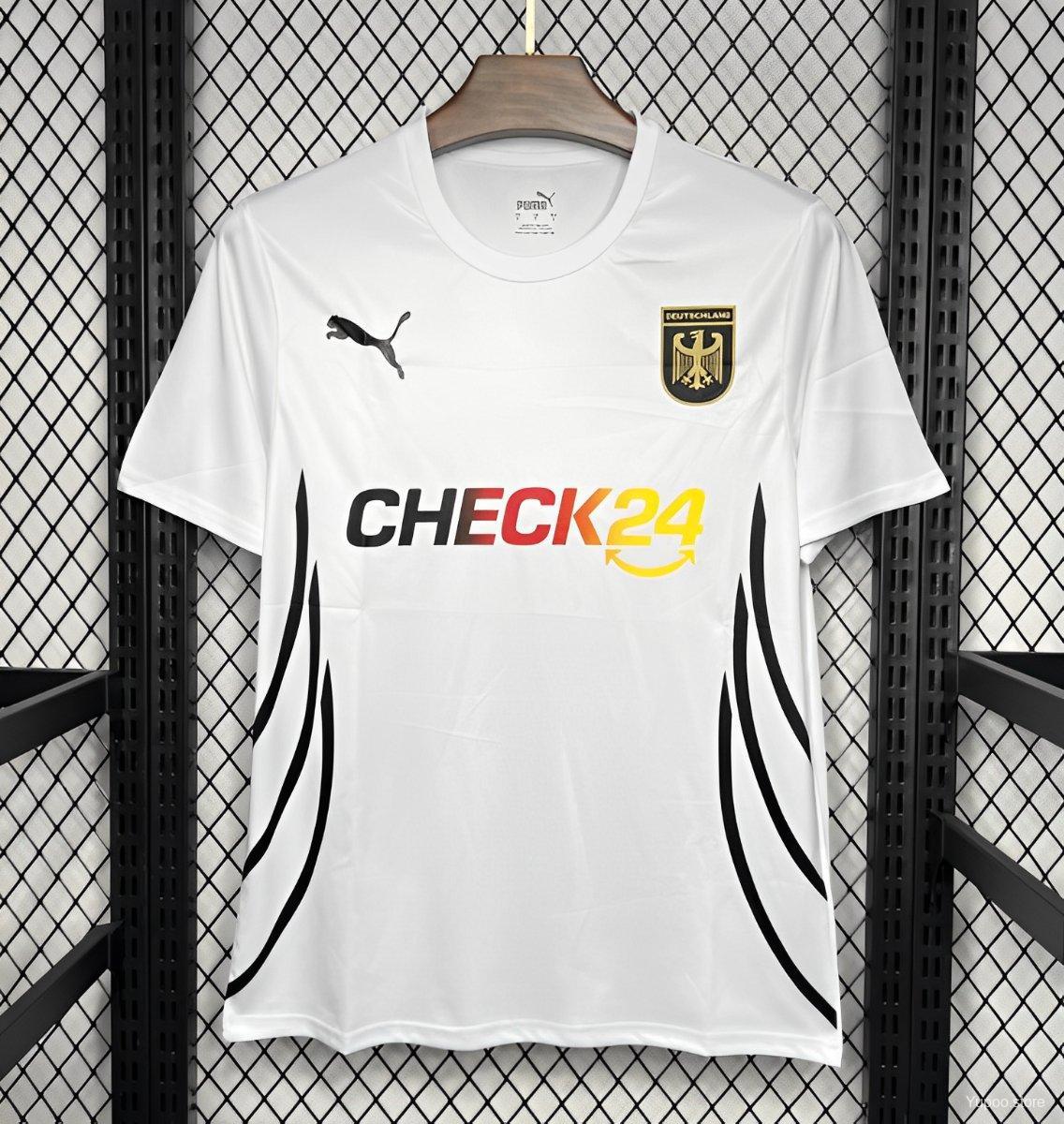 Germany 24/25 White Euro Special Edition Jersey-Fans Version