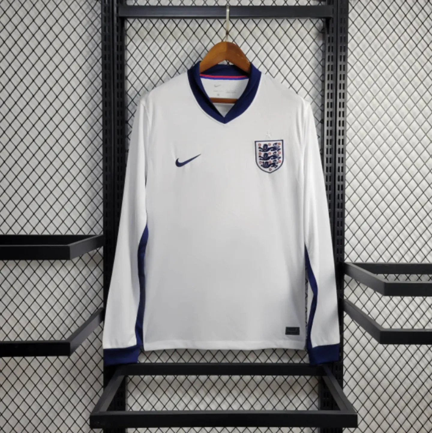 England 2024 Home Stadium Long Sleeve Jersey - Fans Version