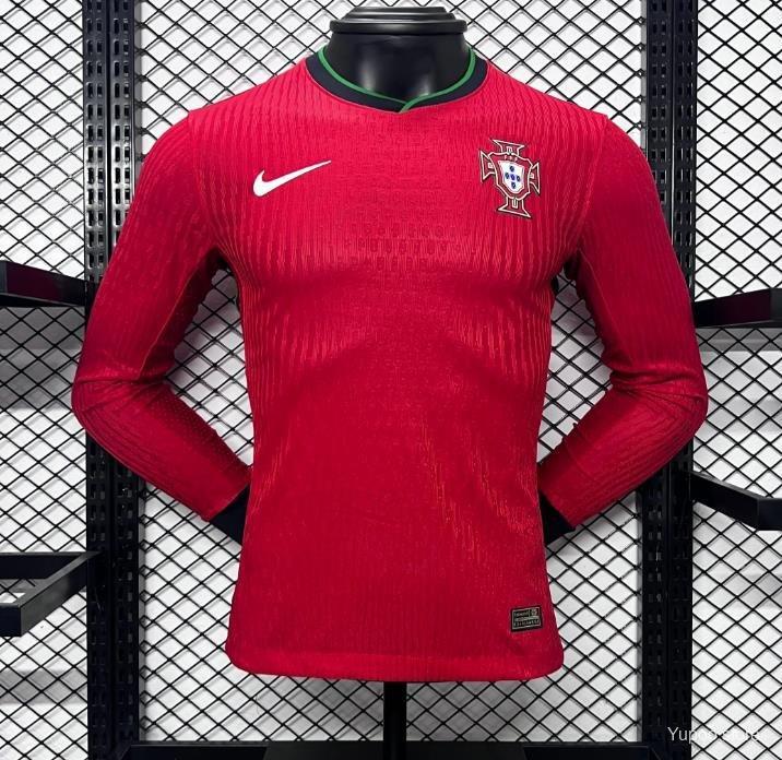 Portugal 24/25 Home Long Sleeve Jersey -Player Version