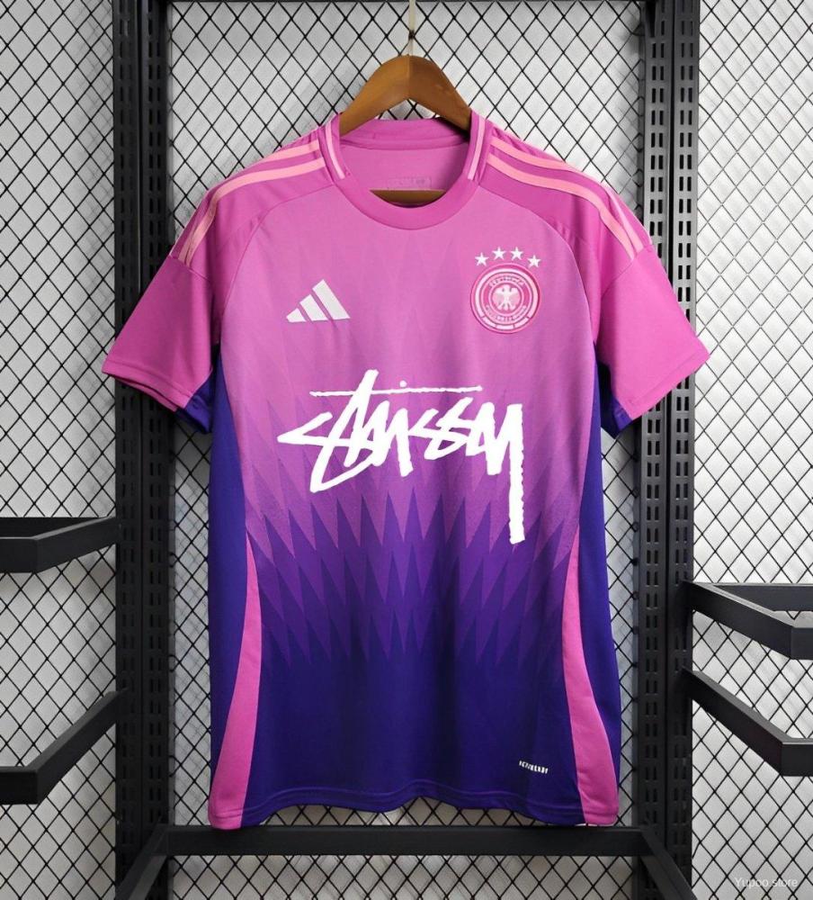 Germany 24/25  x Stussy Away Purple Jersey-Fans Version