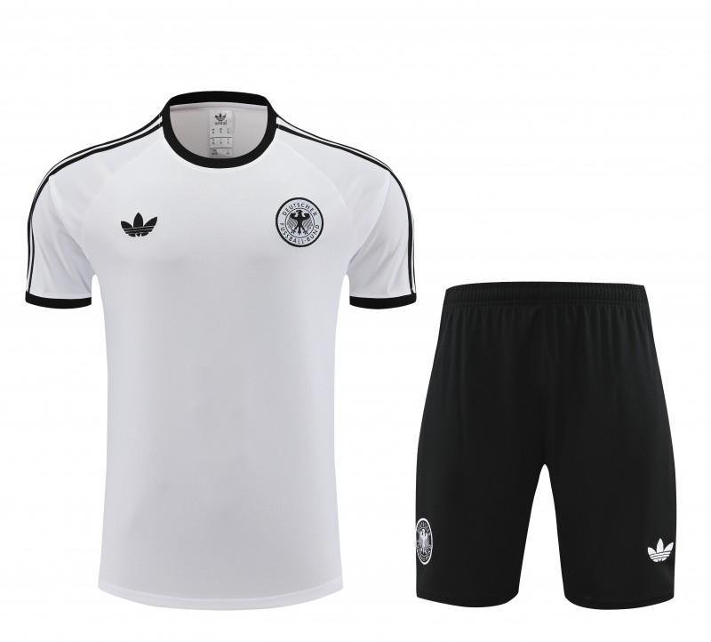 Germany 2024  White Sleeve Jersey+Shorts