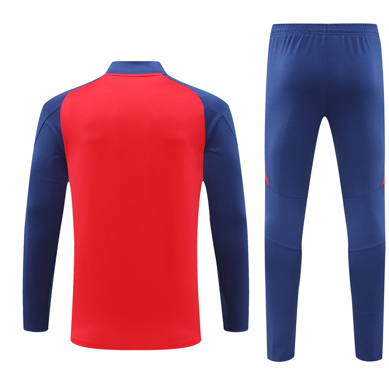 Spain 24/25 Adults Long sleeves half-zip training suit Top + pants