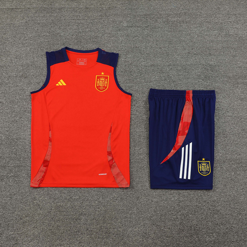 Spain 24/25 Kids sleeveless jersey+shorts