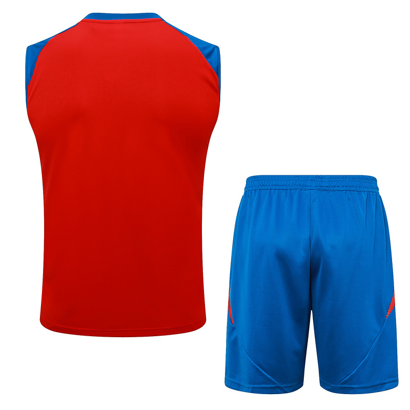 Spain 2024 Adults  sleeveless jersey+shorts