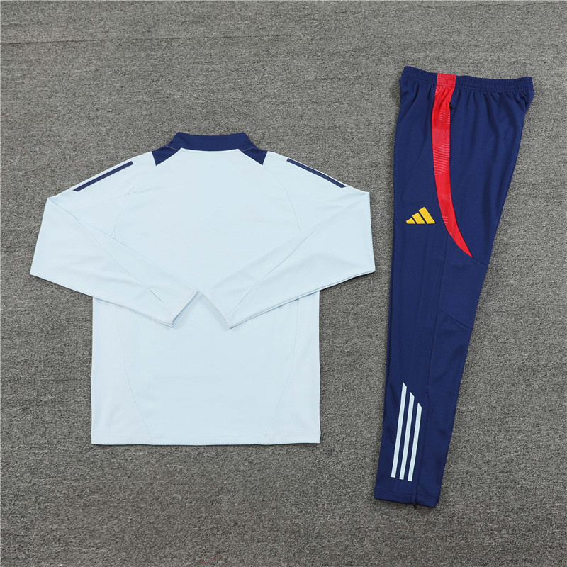 Spain 24/25 Adults Long sleeves half-zip training suit Top + pants