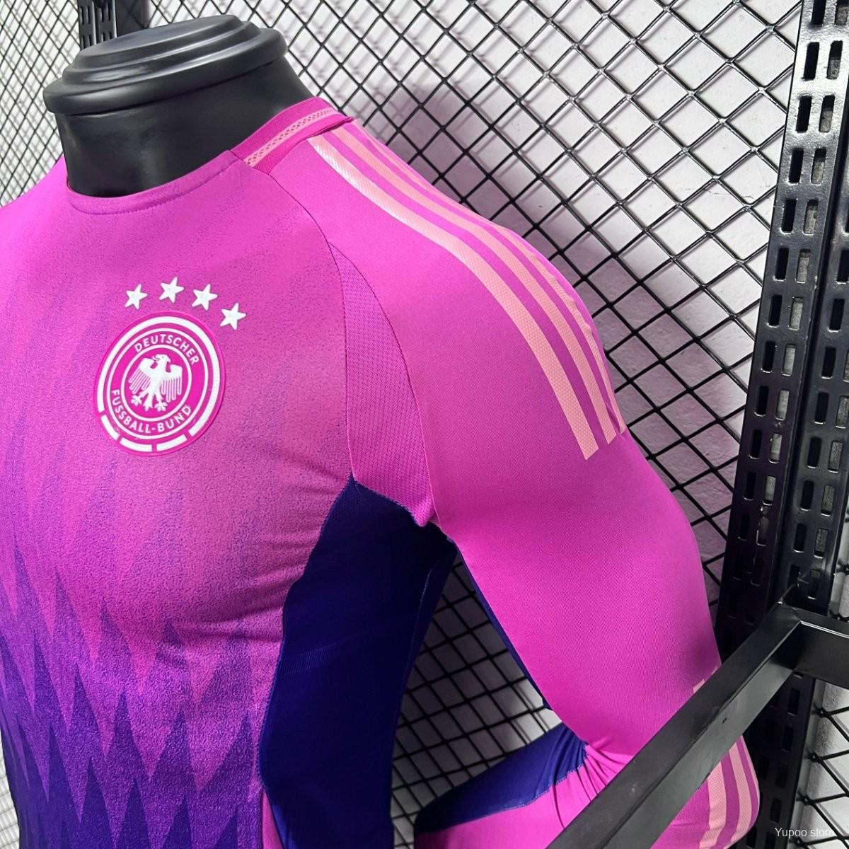Germany 24/25  Away Long Sleeve Jersey Player Version