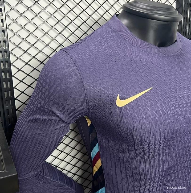 England 24/25 Long Sleeve Away Jersey -Player Version