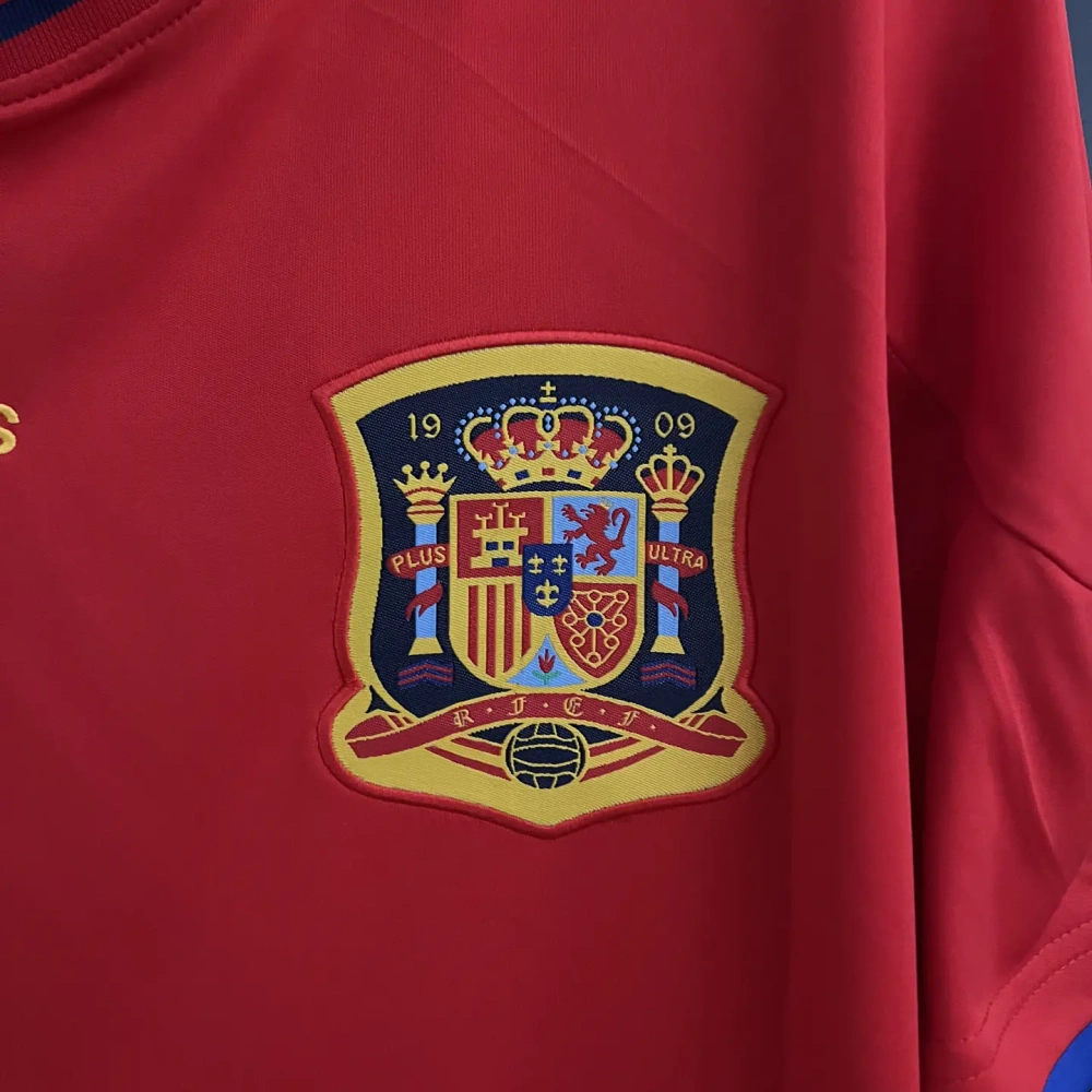 Retro Spain 2010 Home Stadium Jersey