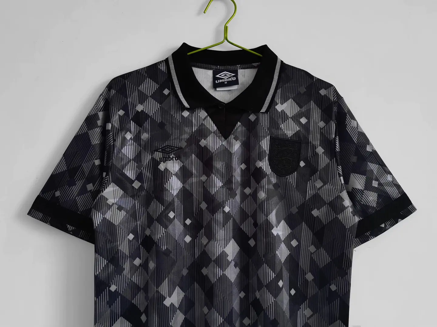 Retro England 1990 Black Jersey