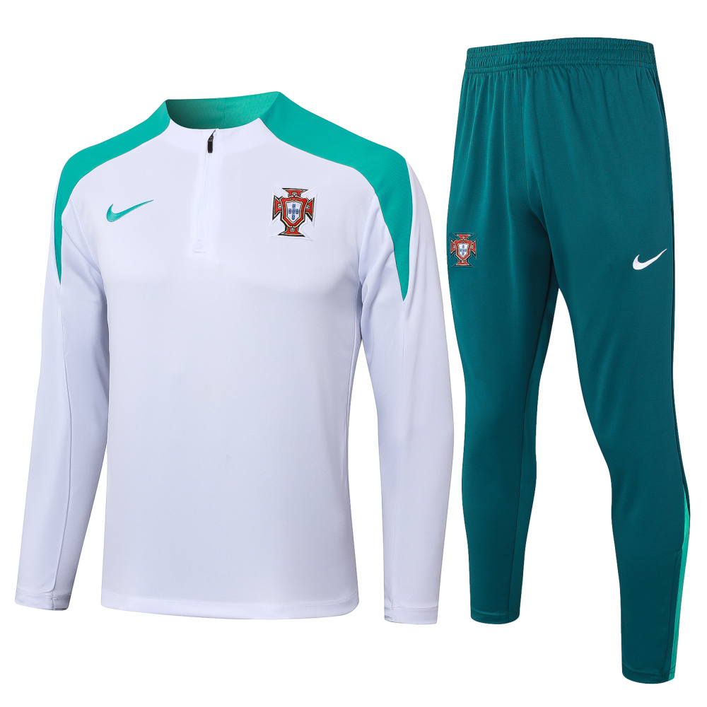Portugal 24/25 Adults Long sleeves half-zip training suit Top + pant