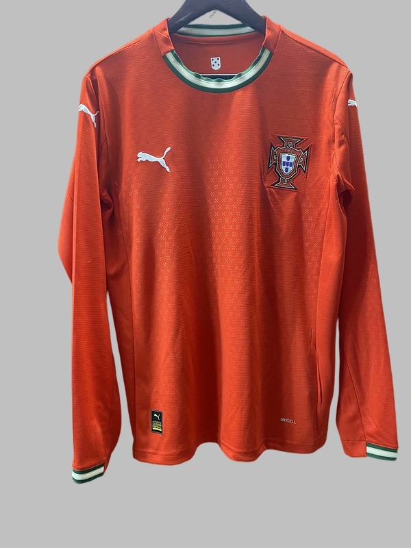 Portugal 25/26 Home Long Sleeve Jersey - Fans Version