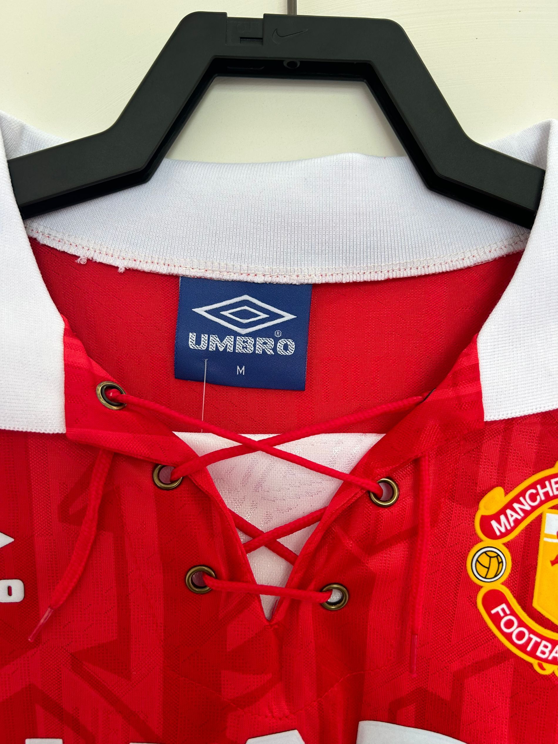 Manchester United Retro 1992-1994 season long home jersey