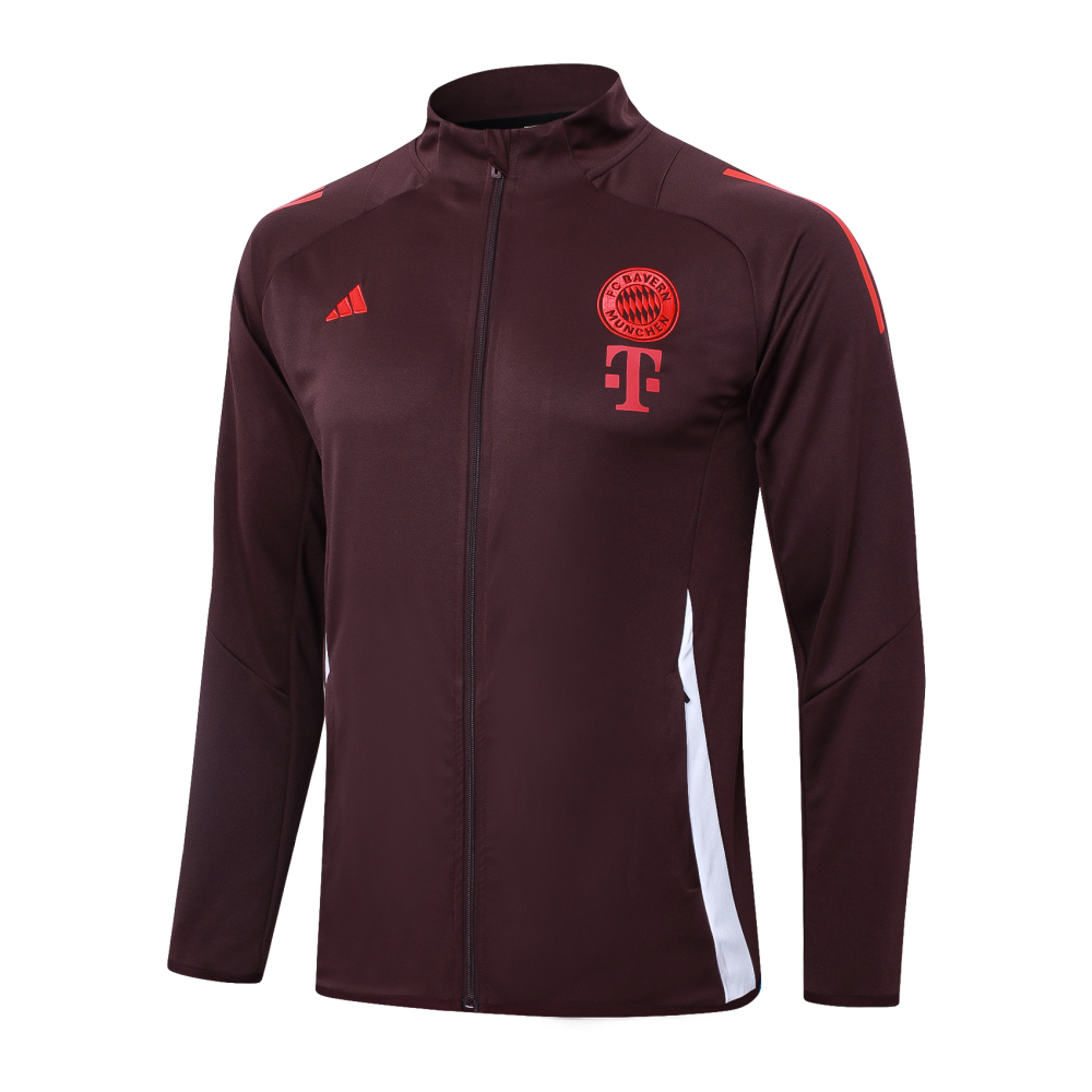 Bayern Munich 24-25 Kids Long Sleeve Half Zipper Training Coat Top+Pants