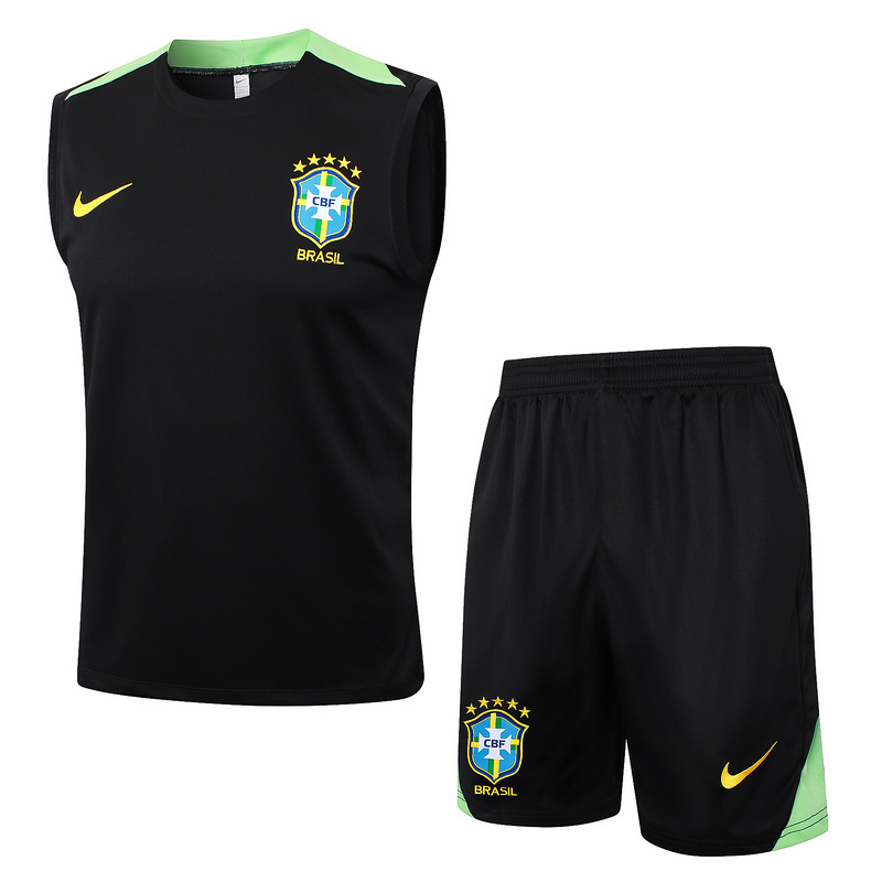 Brazil  24/25 Adult Sleeveless Shirt+Shorts