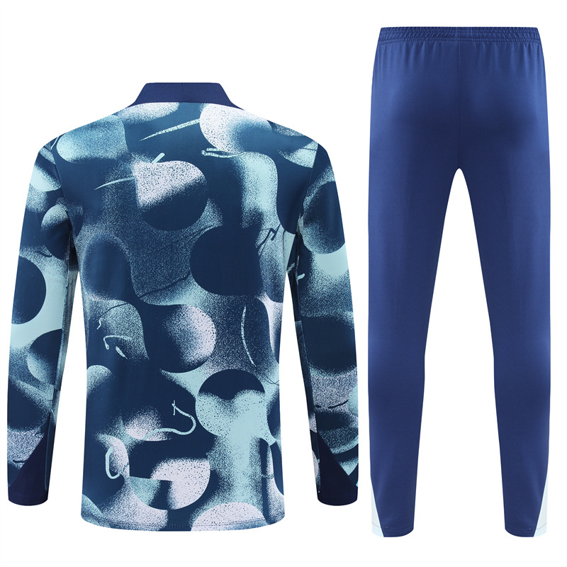 Tottenham 24-25 Adults Long sleeves half-zip training suit Top + pants
