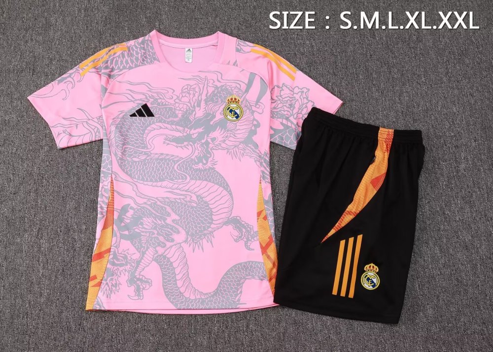 Real Madrid 24/25 Adults Short Sleeve Jersey+Shorts ﻿