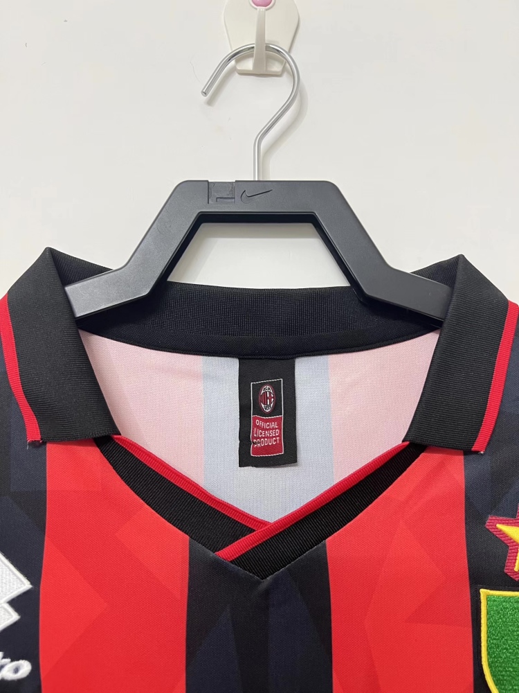 AC Milan Retro 1993-1994 season home jersey