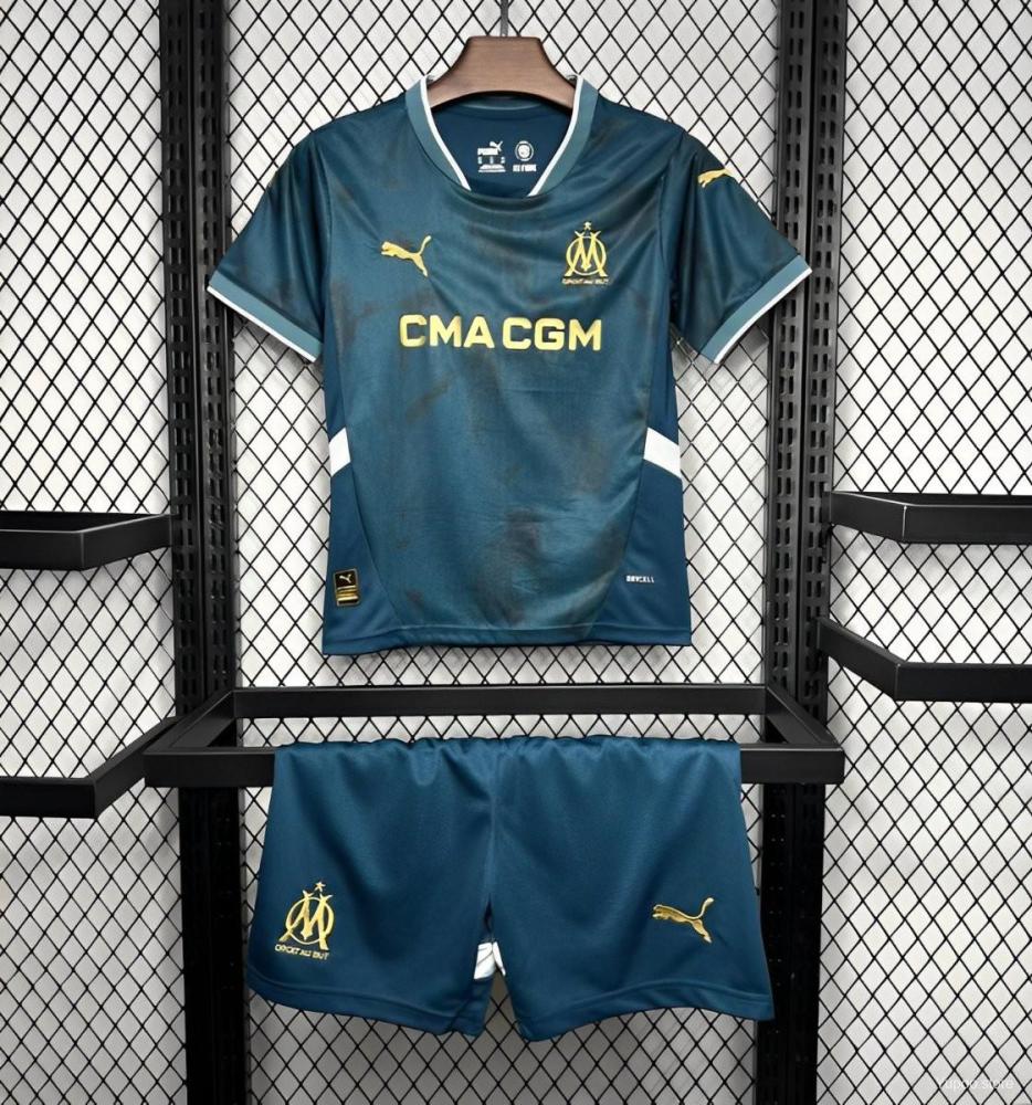 Olympique Marseille 24/25 Kids  Away Jersey