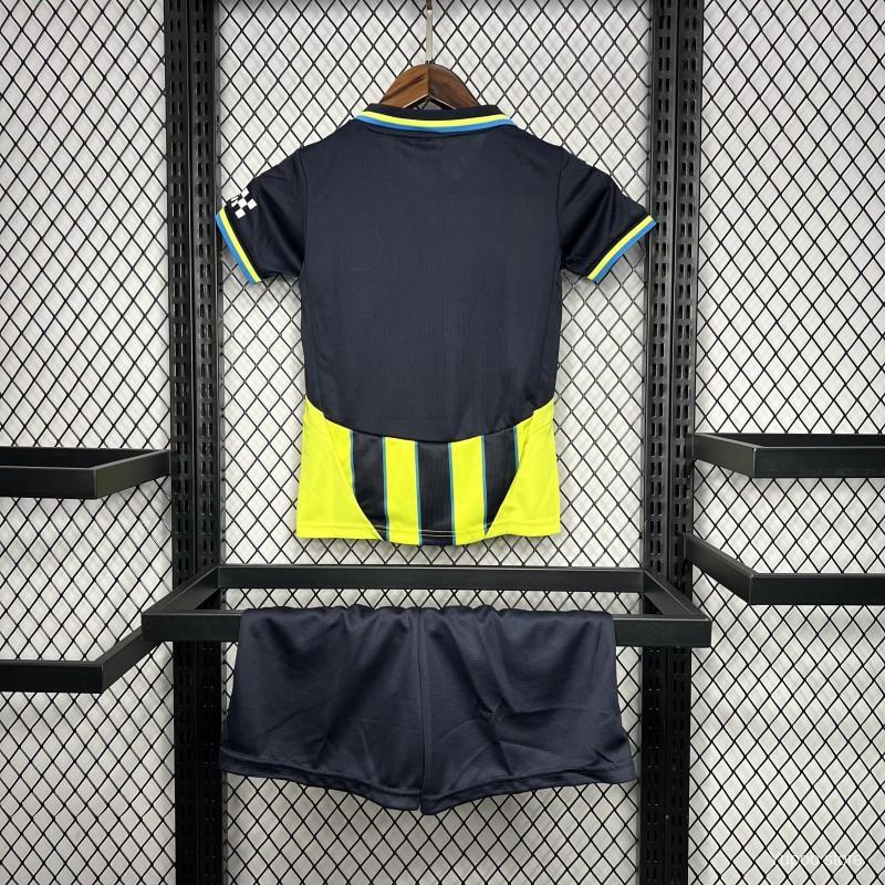 Manchester City 24/25 Kids Away  Jersey Top + pants