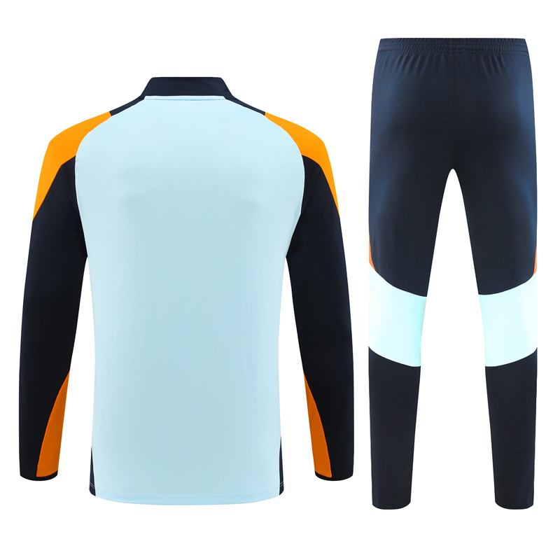 Real Madrid  24/25 KIDS  Long sleeves  half-zip training suit Top + pants