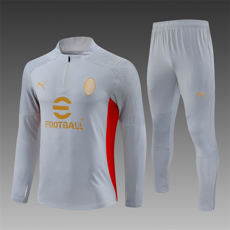 AC Milan 24-25 adult  half-zip training suit Top + pants