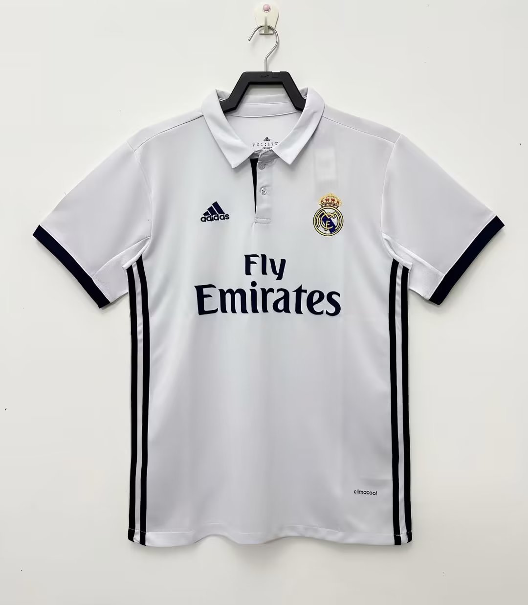 Real Madrid Retro 2016-2017 home court jersey