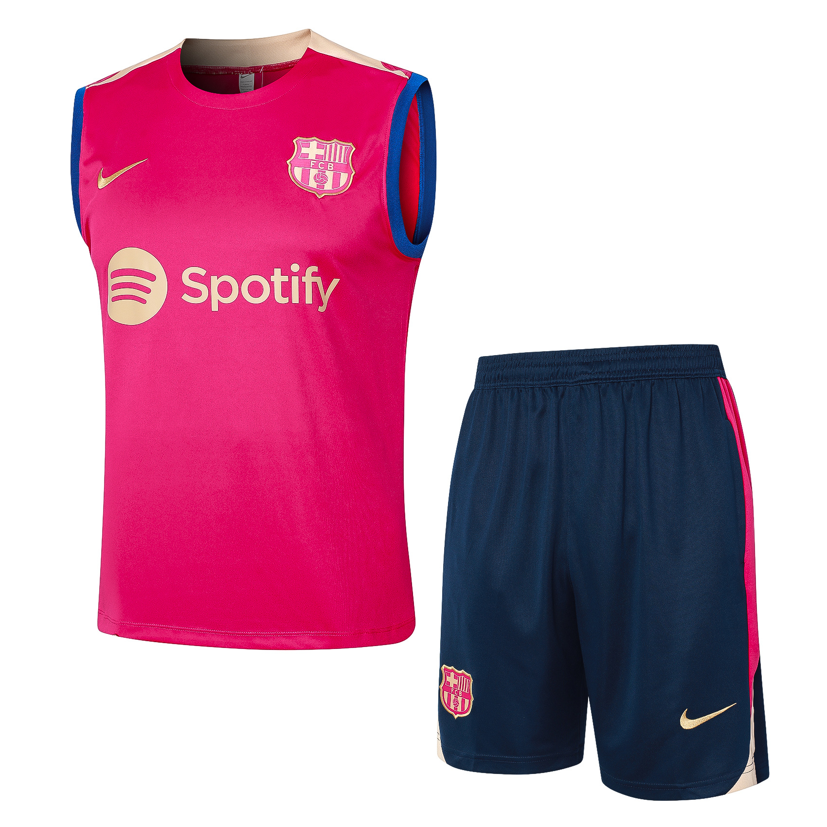 Barcelona 24/25 Adults short sleeved training suit with top and pants