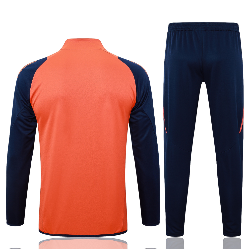 Manchester United 24-25 kids Long Zipper Training Jersey  top + pants