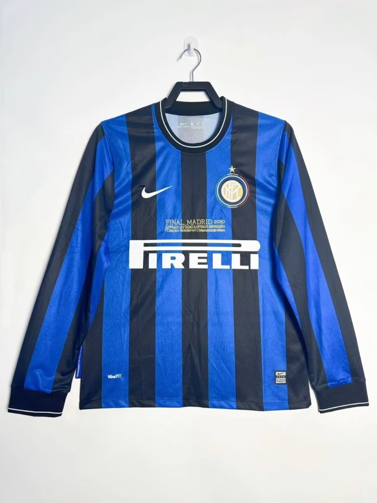 Inter Milan Retro 2010 long home court jersey