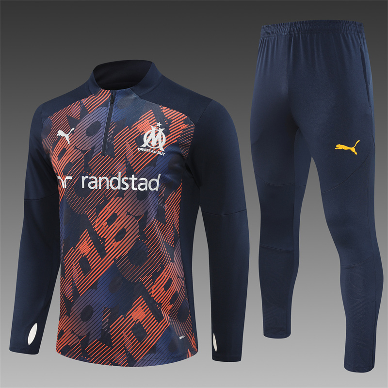Olympique Marseille  24/25 Adults Long sleeves half-zip training suit Top + pants