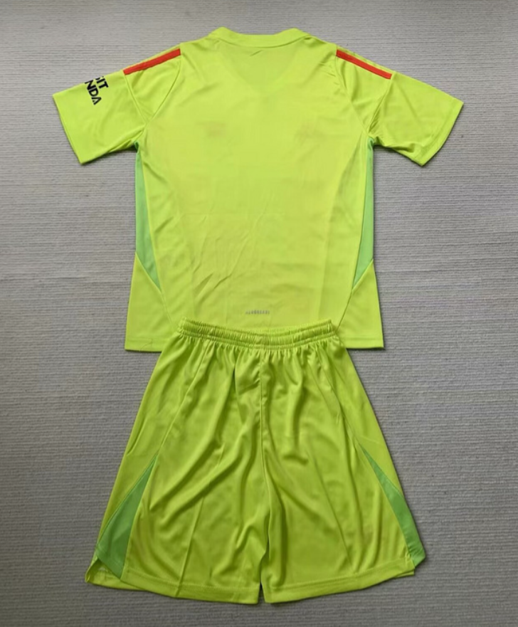 Arsenal 24/25 Kids Goalkeeper Green Jersey
