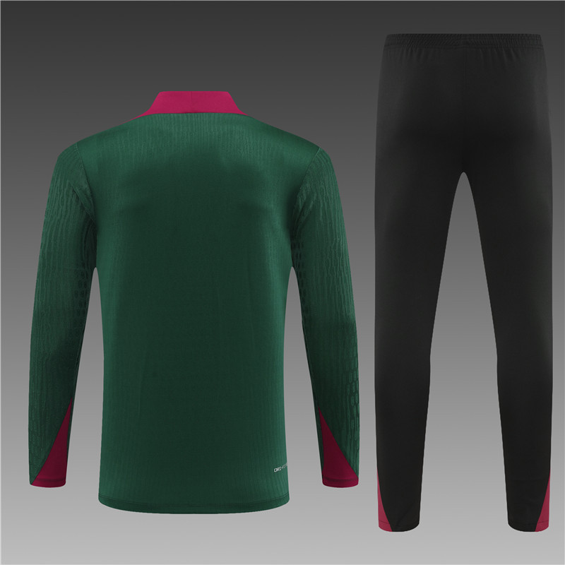 PSG  24/25 kids  Long sleeves half-zip training suit Top + pants