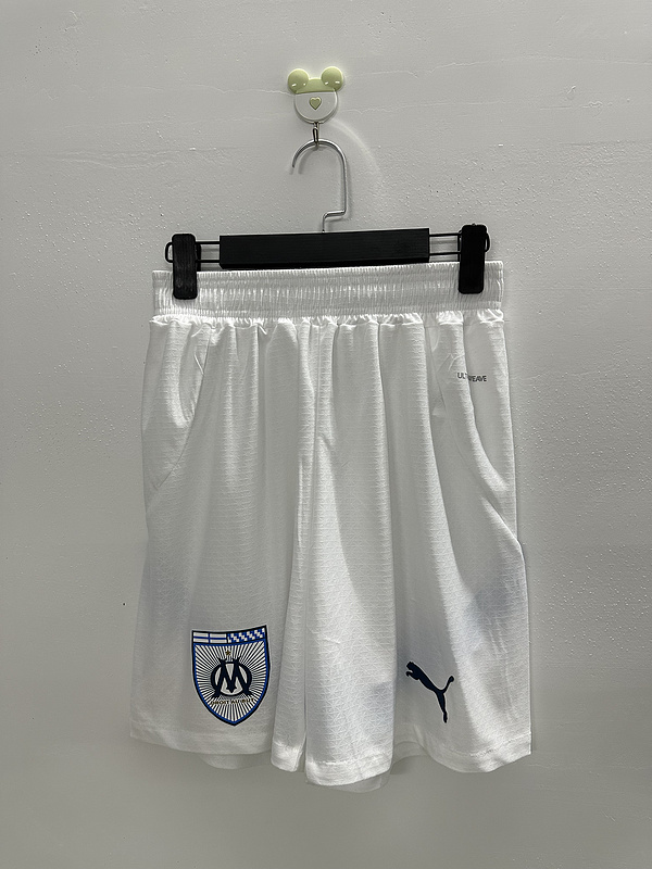 Olympique Marseille 24/25  Home Player Version Soccer Shorts
